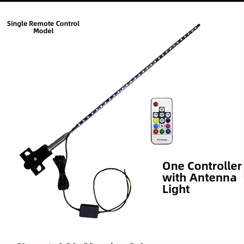 Automobiļas LED antena bezceļu transportam — 12–24 V, 0,5 A, darbības ilgums 10000 h, uzstādīšana Card Edge