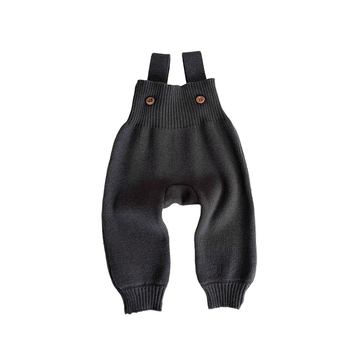 Salopetă tricotată pentru bebeluși cu bretele, fără mâneci, viscoză 50%, pentru vârsta 1–3 ani, sex neutru, stil coreean, primăvară-toamnă