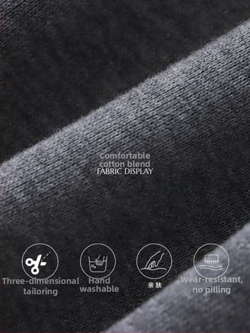 Casual hlače s dizajnom vezivanja i detaljima kolža/šivanja, širok relaxed kroj, elastični pojas, mješavina pamuk-poliester SN8199