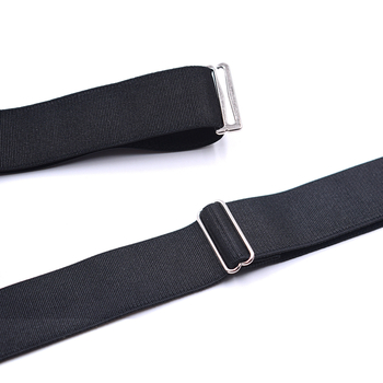 Najlonski pojas za čarape s 4 metalne kopče, širina 2,5 cm, podesiva duljina, križni dizajn