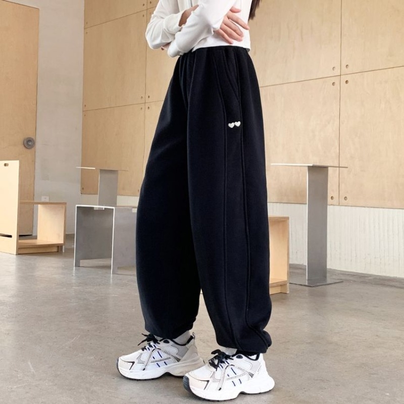 Dječje hlače s flis unutarnjom podstavom, casual stil, poliester, elastični pojas, za zimu, proljeće i jesen.