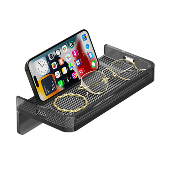 WC-telefon tartó, falra szerelhető, lyukfúrás nélkül, műanyag, modell ESJJ