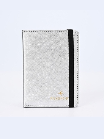 Θήκη διαβατηρίου – PU δέρμα, μονόχρωμο σχέδιο, unisex, άνοιξη 2025, στυλ Business Elite