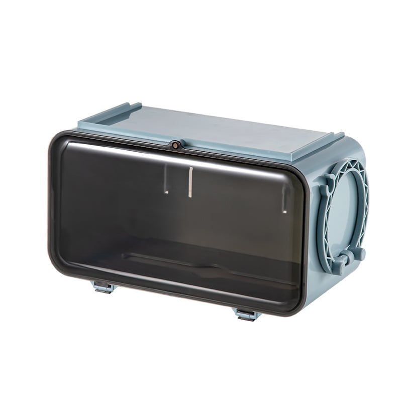 An Rushan PP Ράφι Αποθήκευσης Προσώπου με Θήκη Για Σεσουάρ Μαλλιών, Τοίχος Ανάρτηση Χωρίς Τρύπες | Πολυλειτουργικό, Χωρίς Διατρήσεις, Αποθήκευση Μακιγιάζ & Μπάνιου