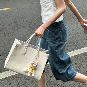 Ženska tote torba od prave kože, velika kapaciteta, otisak džungle, za nošenje na rame ili crossbody.