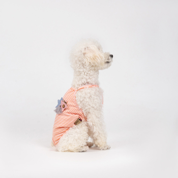 Βαμβακερά παντελόνια περιόδου σκύλου με ιμάντες για θηλυκά σκυλιά – χαλαρό στυλ, μάρκα V PET B R/Only Belle