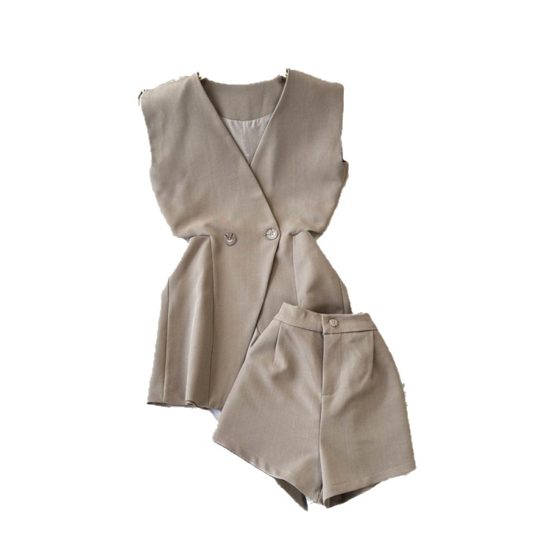 Δύο τεμάχια γυναικείου σετ χωρίς μανίκια: τοπ halter με λεοπάρ print και φούστα υψηλής μέσης για σμίλευση, 3D μοτίβο, ύφασμα σπάντεξ, Άνοιξη 2025.