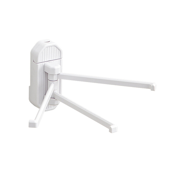 Κρεμάστρα πετσέτας με βεντούζα, περιστρεφόμενη, χωρίς διάτρηση, τοίχος, πλαστικό, φορτίο 1 kg