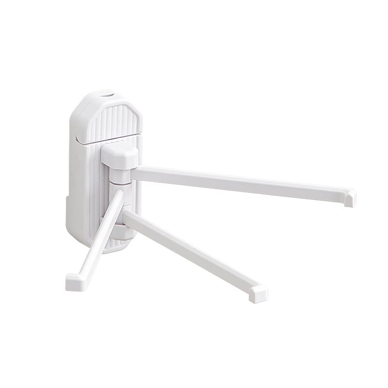 Κρεμάστρα πετσέτας με βεντούζα, περιστρεφόμενη, χωρίς διάτρηση, τοίχος, πλαστικό, φορτίο 1 kg