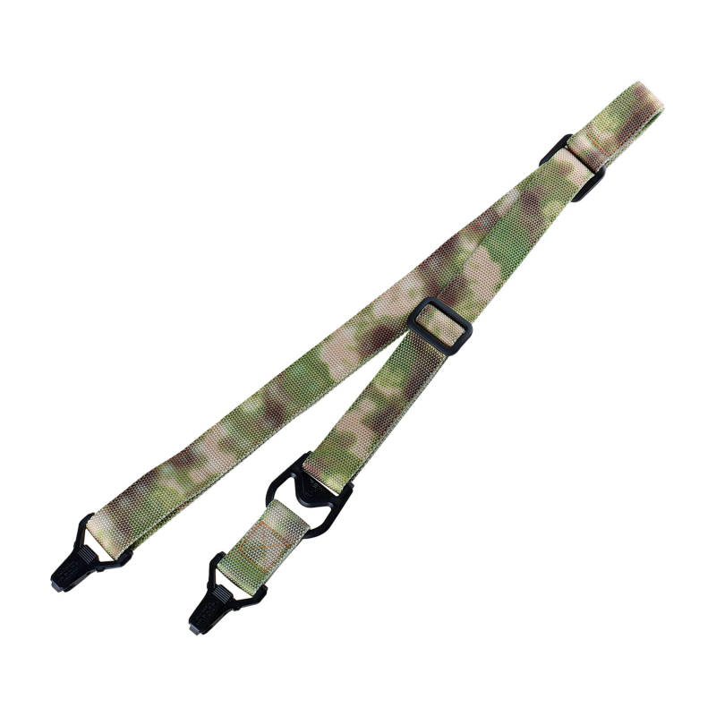 Taktička kopča za kaiš s plastičnim i metalnim kukama, 2 klipse, podesiva duljina, silk-screen završna obrada