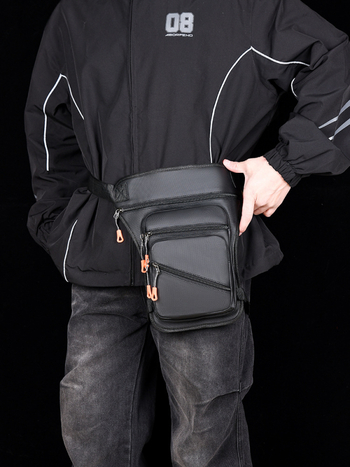 Vodootporna PU sportska torba za pojas i crossbody – za vanjske sportove, unisex, gradski jednostavan stil, poliester podstava