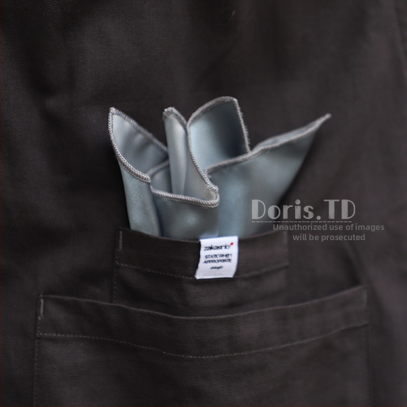 Kišeninis rankšluostis | Monochrominis raštas, Poliesterio mišinys, Įdaila: poliesterio gija, Dovanų dėžutė, 2022 vasara