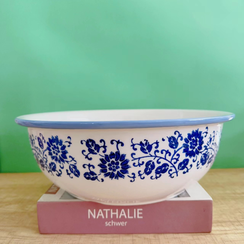 Porcelanska kuhinjska zdjela za miješanje, okruglog oblika, mikrovalna sigurna, ispis logotipa dostupan, prilagodba