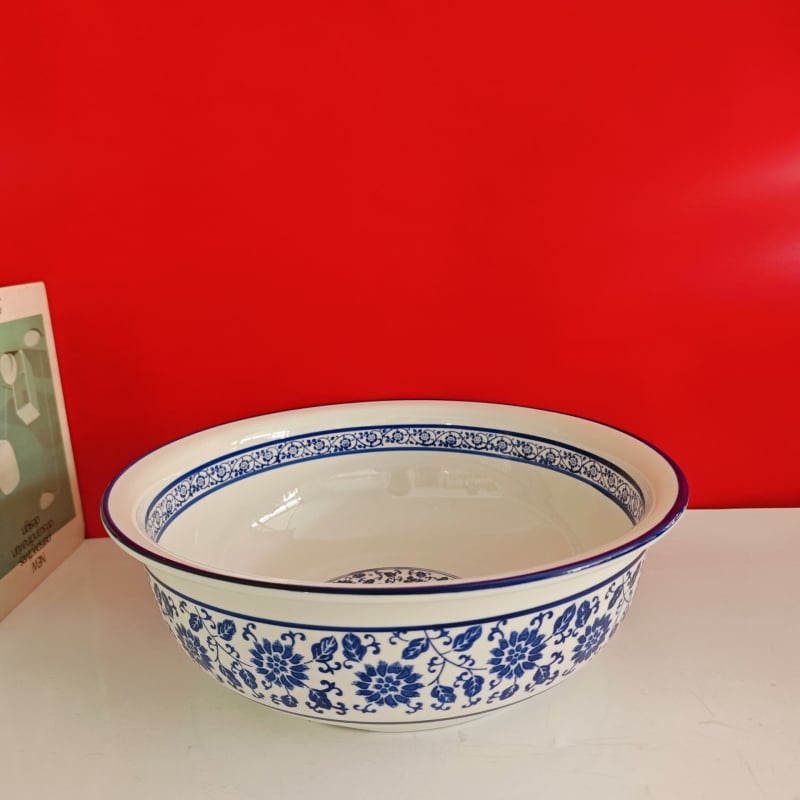 Porcelanska kuhinjska zdjela za miješanje, okruglog oblika, mikrovalna sigurna, ispis logotipa dostupan, prilagodba