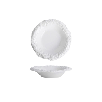 Porcelanski tanjur (okruglog oblika, pogodan za mikrovalnu pećnicu, ispisano logo, mogućnost prilagodbe)