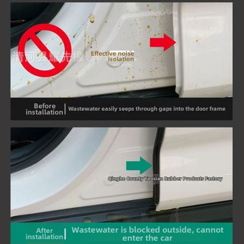 Αυτοκινητικές λωρίδες στεγανοποίησης για A-, B- και C-στήλες; καουτσούκ στεγανοποίηση για σκόνη και θόρυβο; ανθεκτικές στη φθορά; μάρκα Yao Xian