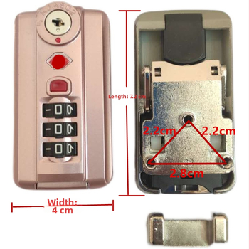 Πλαστικό κλείδωμα αποσκευών, μοντέλο 730#, Άνοιξη 2022, κλειδαριά συνδυασμού – αντικατάσταση για αποσκευές