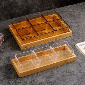 Πλαστικός δίσκος φρούτων, απλό στυλ, κατάλληλος για σνακ και αποξηραμένα φρούτα