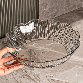 Yi Lijie πλαστικό πιάτο φρούτων για οικιακή χρήση σε τραπεζάκι σαλονιού, απλό στυλ (υλικό: πλαστικό; κατηγορία: πιάτο φρούτων; μάρκα: Yi Lijie; κυκλοφορία: Δεκέμβριος 2024)