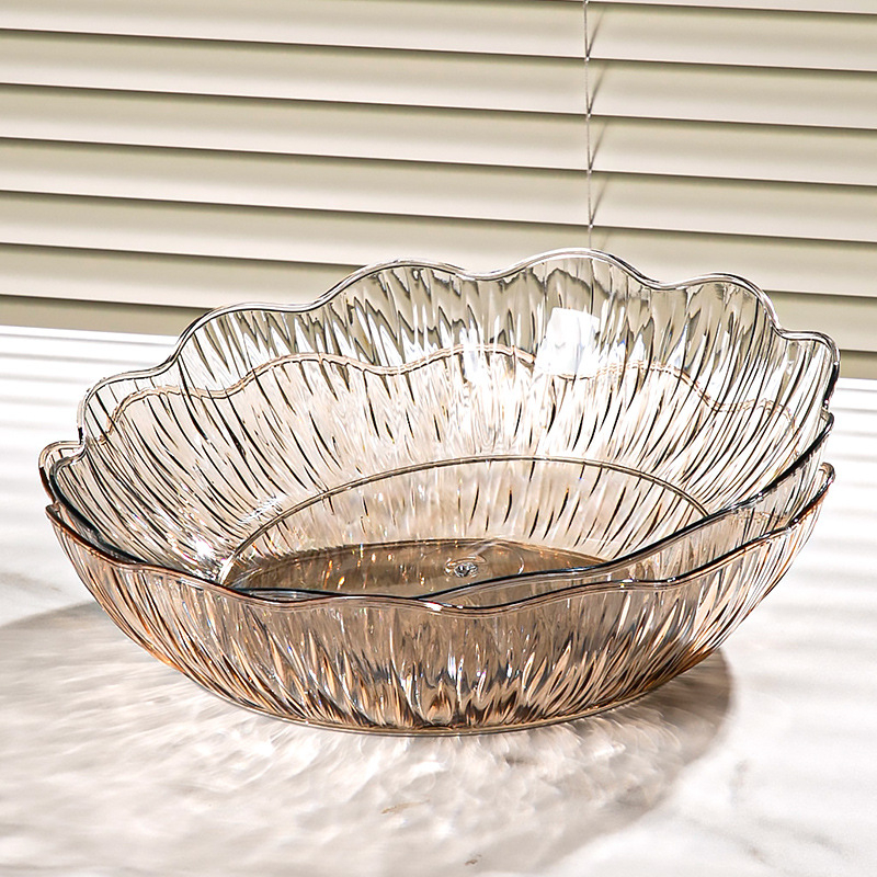 Yi Lijie πλαστικό πιάτο φρούτων για οικιακή χρήση σε τραπεζάκι σαλονιού, απλό στυλ (υλικό: πλαστικό; κατηγορία: πιάτο φρούτων; μάρκα: Yi Lijie; κυκλοφορία: Δεκέμβριος 2024)