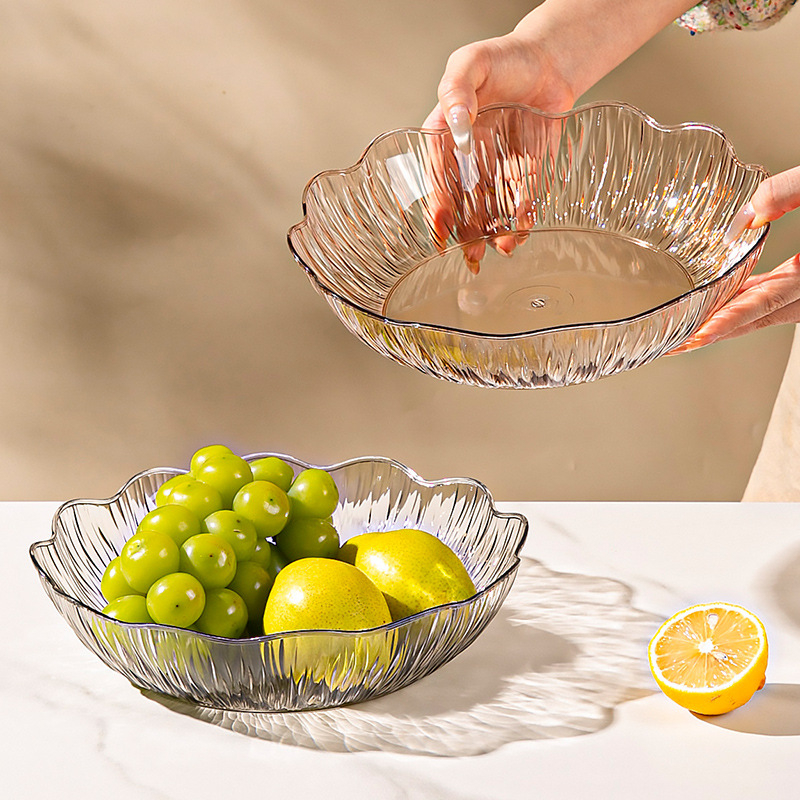 Yi Lijie πλαστικό πιάτο φρούτων για οικιακή χρήση σε τραπεζάκι σαλονιού, απλό στυλ (υλικό: πλαστικό; κατηγορία: πιάτο φρούτων; μάρκα: Yi Lijie; κυκλοφορία: Δεκέμβριος 2024)