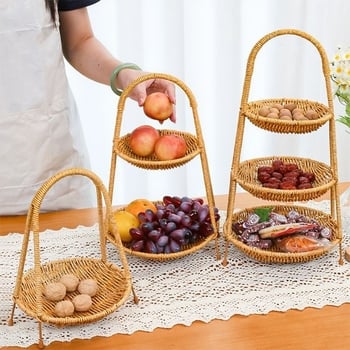 PP πιάτο φρούτων πολλαπλών επιπέδων, μοντέρνο μινιμαλιστικό στυλ (Λανσάρισμα: 2025)