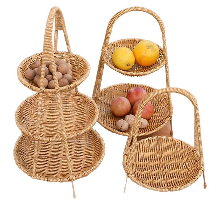 PP πιάτο φρούτων πολλαπλών επιπέδων, μοντέρνο μινιμαλιστικό στυλ (Λανσάρισμα: 2025)