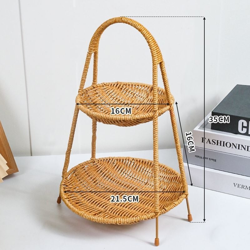 PP πιάτο φρούτων πολλαπλών επιπέδων, μοντέρνο μινιμαλιστικό στυλ (Λανσάρισμα: 2025)