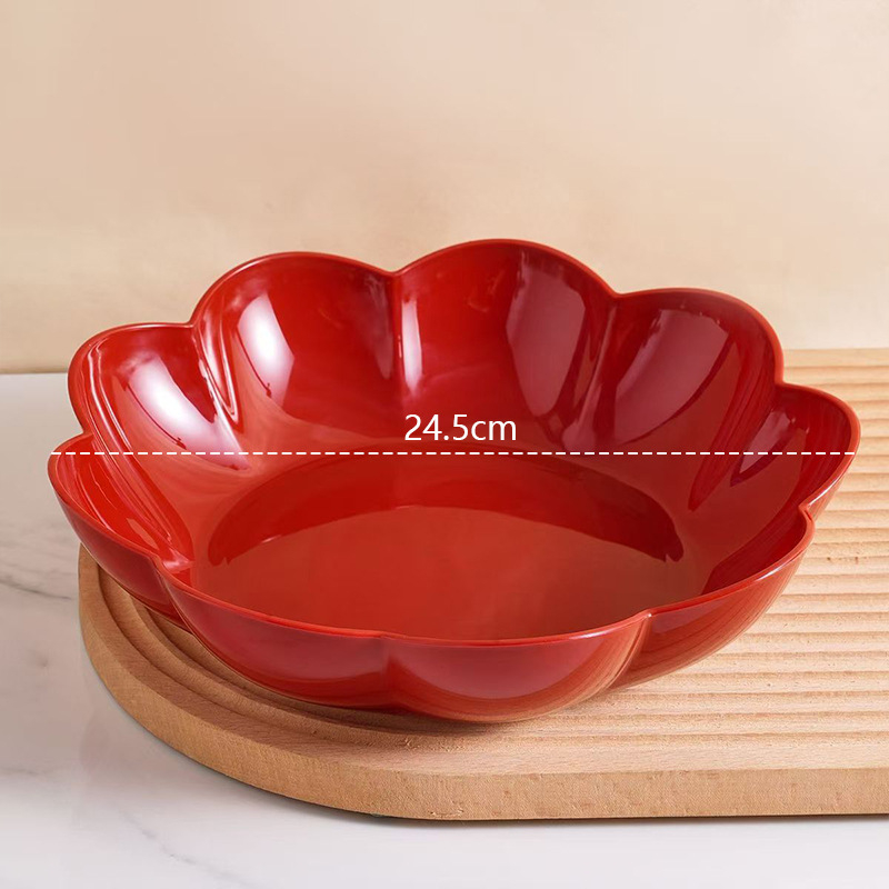 Πιάτο φρούτων από μεταξωτά λουλούδια, καθολικό στυλ, απλό στυλ, ποιότητα πρώτης τάξης