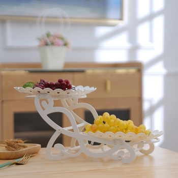 Desszertasztal bemutató állvány PP anyag; Egyszerű stílus; Gyümölcstál kategória; 2013 nyarán debütált; Első osztályú minőség