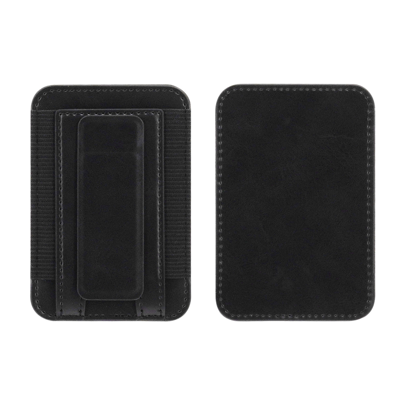 PU θήκη καρτών για αυτοκίνητο και βάση τηλεφώνου γραφείου με θήκη καρτών και μαγνητική πρόσδεση
