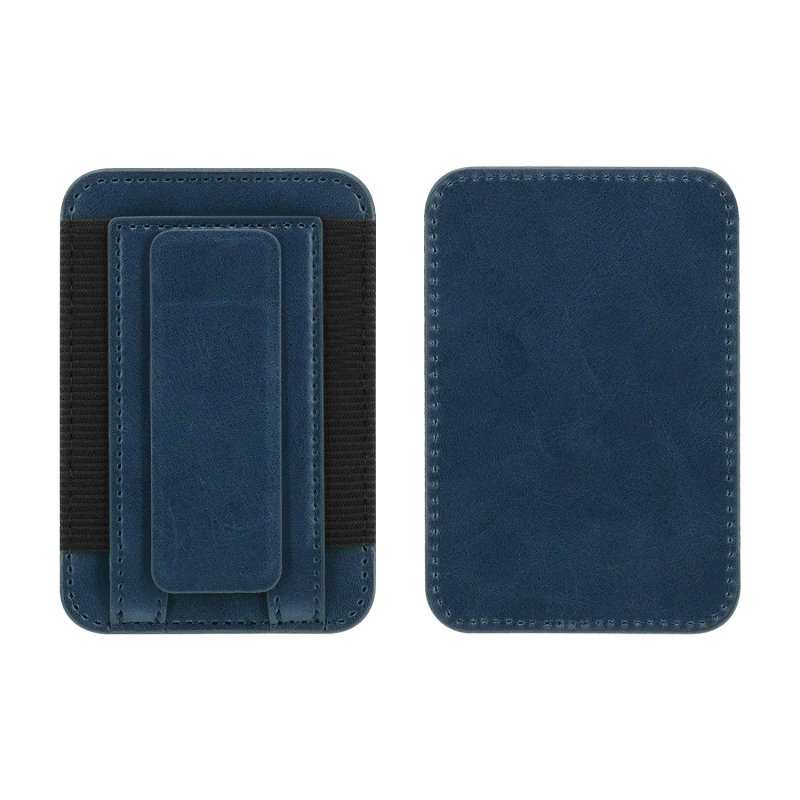 PU θήκη καρτών για αυτοκίνητο και βάση τηλεφώνου γραφείου με θήκη καρτών και μαγνητική πρόσδεση