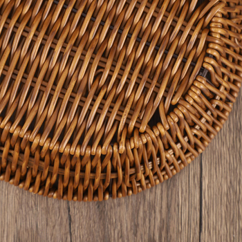 Δίσκος φρούτων από ράντα — ρετρό ύφανση, αγροτικός απλός στυλ, κυκλοφόρησε το καλοκαίρι του 2021, ποιότητα πρώτης κατηγορίας