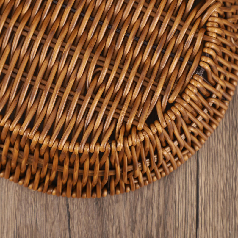 Δίσκος φρούτων από ράντα — ρετρό ύφανση, αγροτικός απλός στυλ, κυκλοφόρησε το καλοκαίρι του 2021, ποιότητα πρώτης κατηγορίας