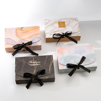 Sál csomagoló doboz — kreatív ajándékcsomag, modern minimalista stílus, testreszabás nélkül