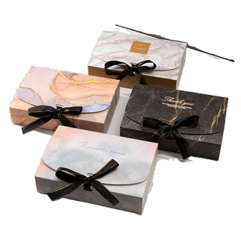 Sál csomagoló doboz — kreatív ajándékcsomag, modern minimalista stílus, testreszabás nélkül