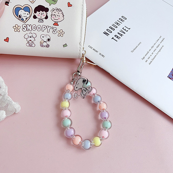 Snoopy port-card cu mai multe buzunare — PU material, model Anime Cartoon, ultra-ușor cu extensie, stil campus, vară 2024