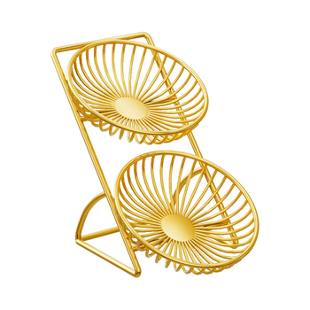 Cos de fructe pentru uz casnic — structură din sârmă, brand Evesigar/isi home, stil modern simplu