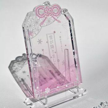 Suport din acril pentru carduri și ramă Polaroid Mini – Unisex, Tendință națională nouă, Depozitare acasă