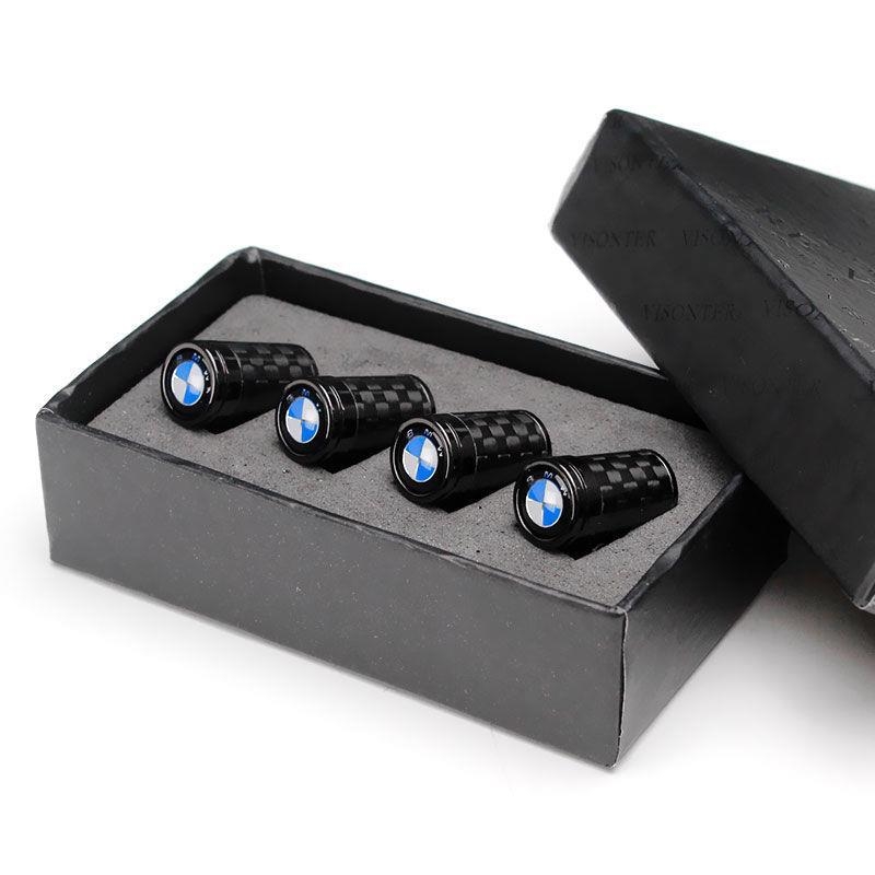 Ventil de anvelopă din aliaj de aluminiu, protecție împotriva prafului și furt, pentru modelele BMW — Brand: Car Card Bowl