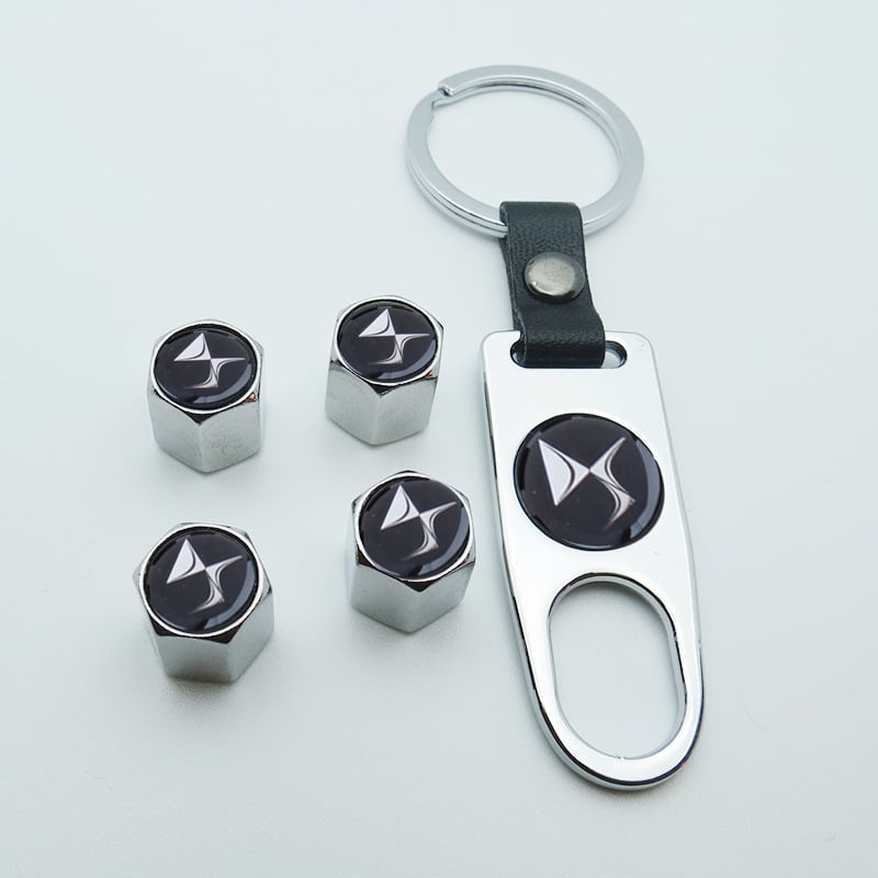 Cap de valvă universal pentru anvelope auto, din oțel inoxidabil, montaj prin răsucire, filet britanic