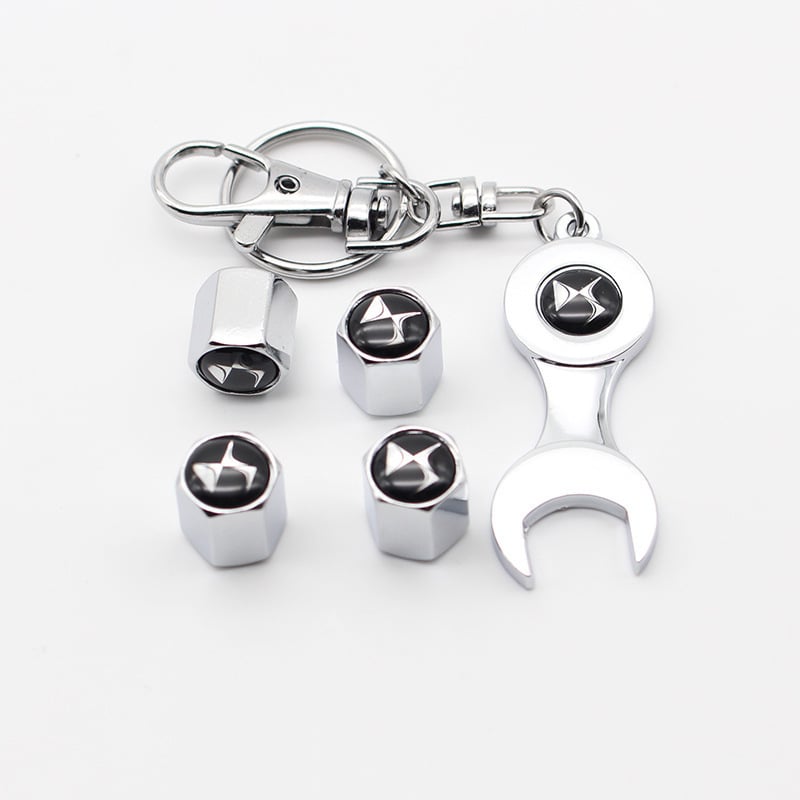 Cap de valvă universal pentru anvelope auto, din oțel inoxidabil, montaj prin răsucire, filet britanic