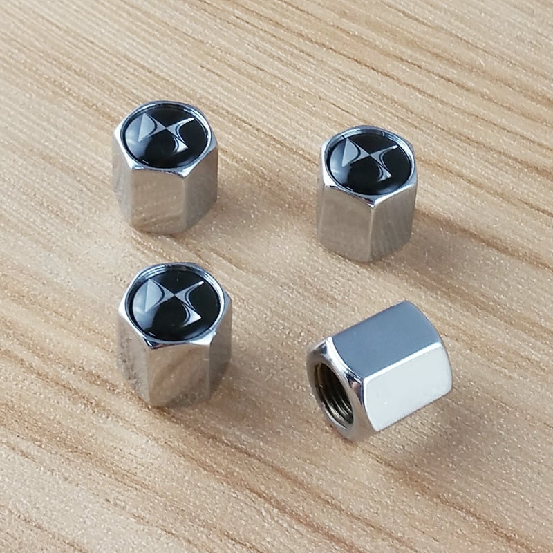 Cap de valvă universal pentru anvelope auto, din oțel inoxidabil, montaj prin răsucire, filet britanic