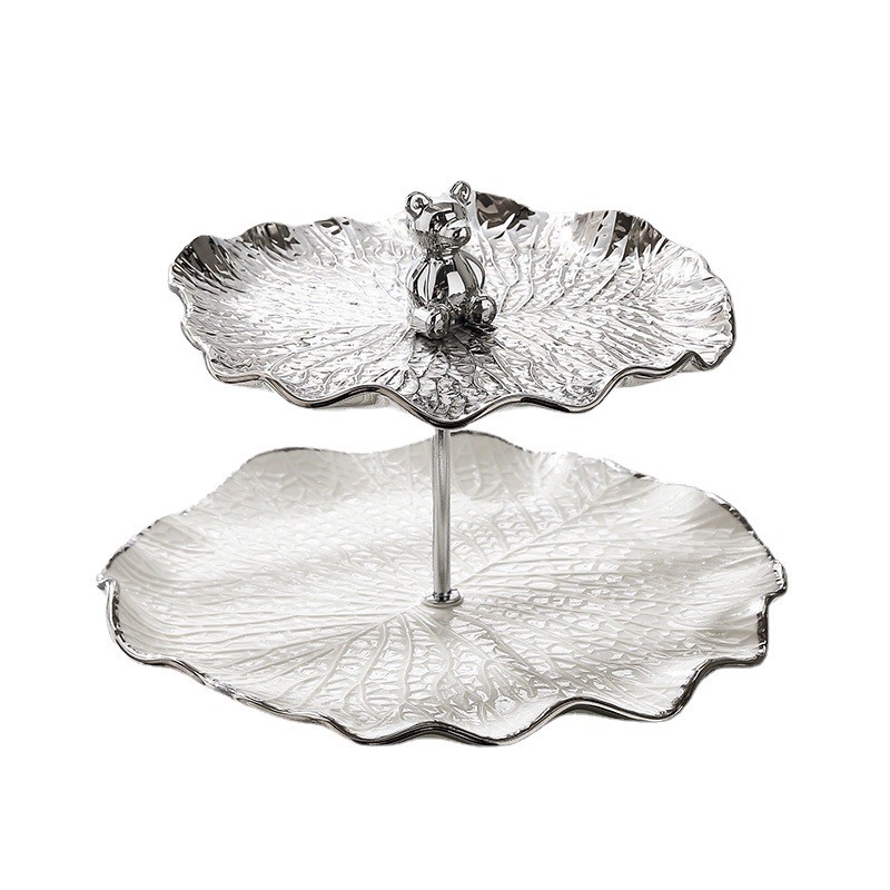 Platou de fructe din porțelan, brand Tufu — stil modern minimalist, lansat în 2022