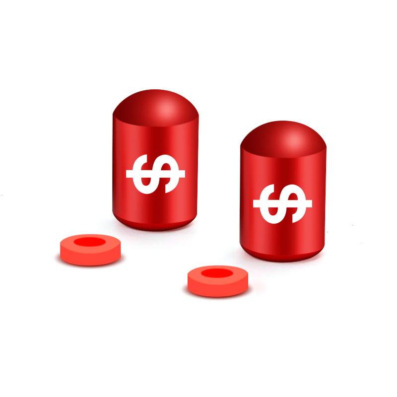 Capac ventile tubeless, cupru, Double Heng, cavitate a nucleului obișnuit, montaj cu șurub