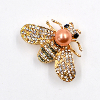 Metalne manšetne kopče TOMYDAY — prirodni unisex stil, elektroplatirani završetak, motiv pčele i kristala