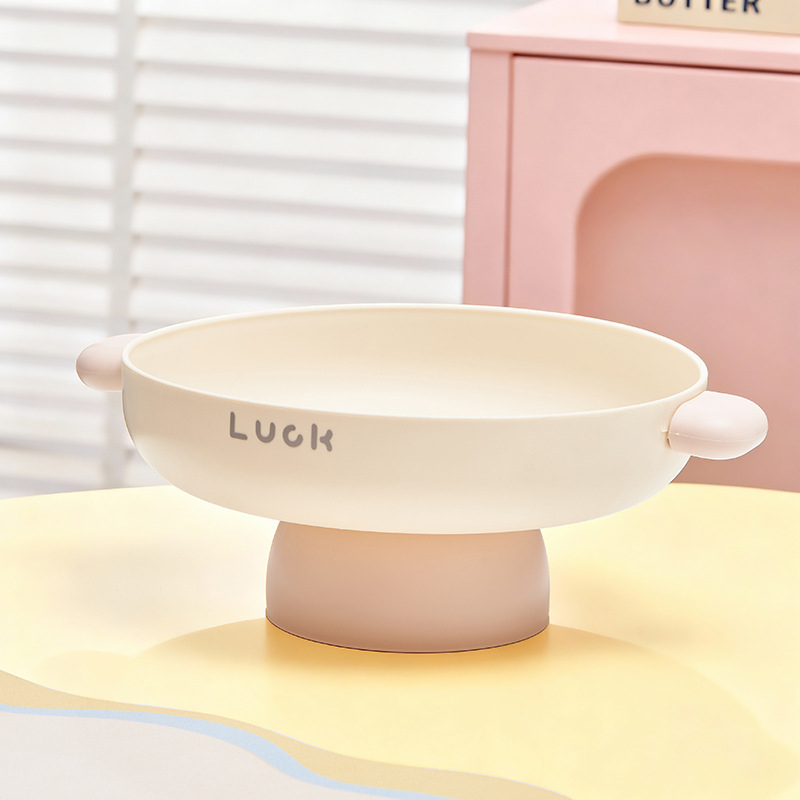 Tavă de fructe pe picioare înalte, stil Nordic, material PP, model SFS-9030, lansare iarna 2025