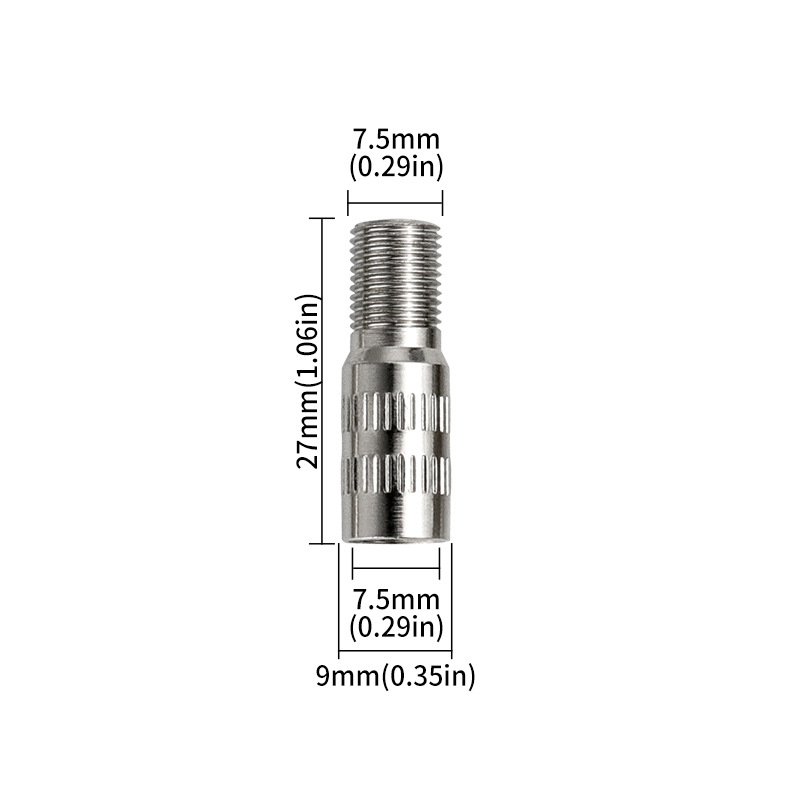 Record Work Metāla vārsta paplašinājuma vāciņš un uzpildes uzgaļi automobiļu remontam