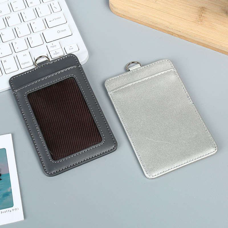 Deepen Držač kartica – Kožna, kartica zaposlenika / kartica za pristup, poslovni/OL stil