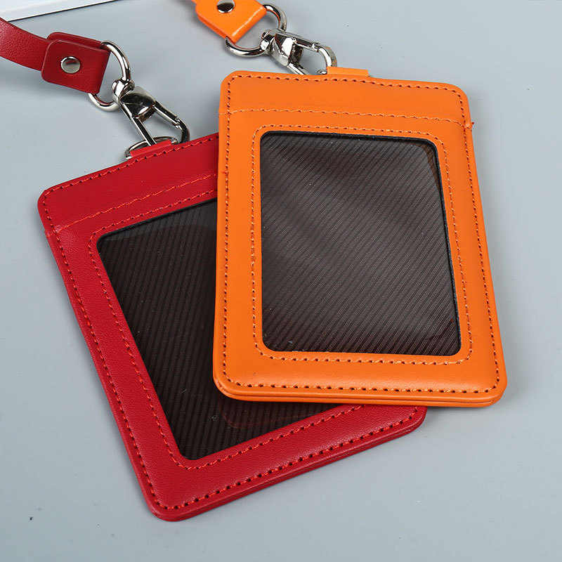 Deepen Držač kartica – Kožna, kartica zaposlenika / kartica za pristup, poslovni/OL stil